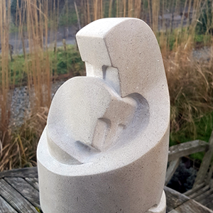 Jan Bruce Sculpture | Portland Stone | 'Love'