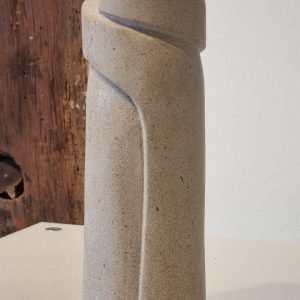 Small Hug, sculpture hand-carved from Portland stone